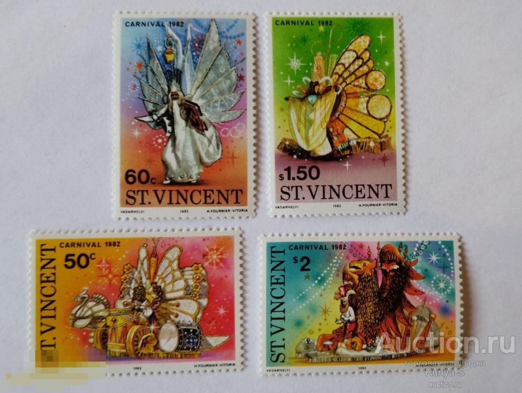 Сент Винсент 1982. Михель №630-633 