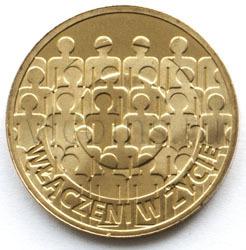 50 лет Польской ассоциации умственно отсталых 2 злотых 2013 Польша Мешковые UNC 4571