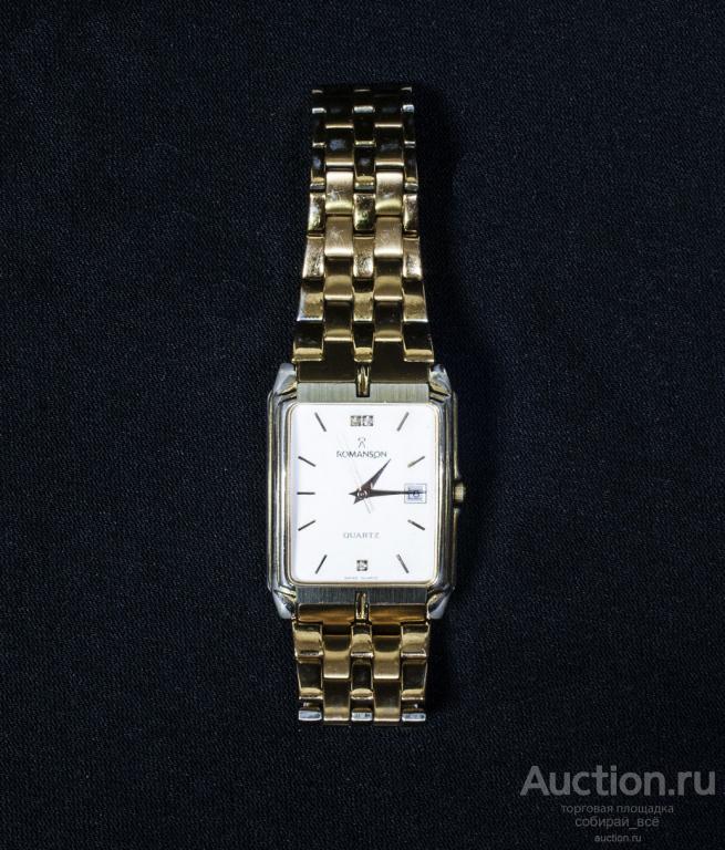 Часы наручные Romanson Swiss, кварцевые, фианиты, RM8154ВМ, на ходу