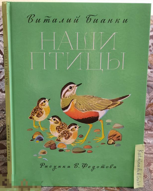 НОВАЯ Книга Худ. Федотов, Детская Бианки НАШИ ПТИЦЫ Стрекоза 2017, О птицах Детям 