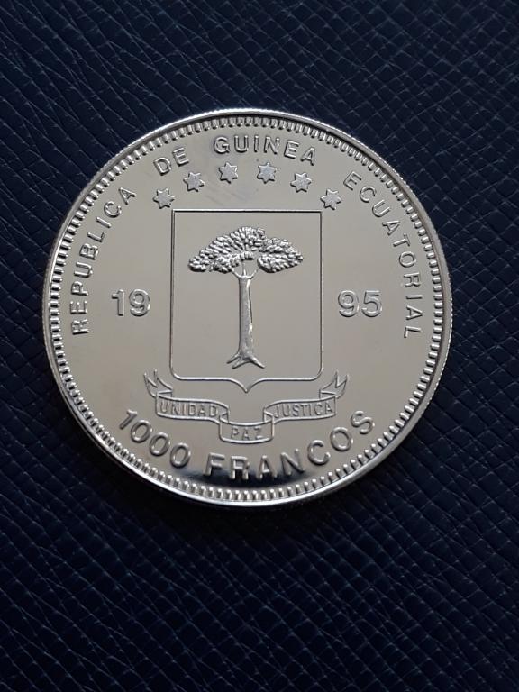 Экваториальная Гвинея 1000 франков 1995 КМ 84.1