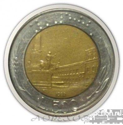 500 лир 1982 Италия (холдер)