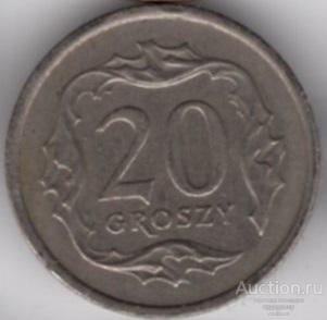 Польша 20 грошей 1996 года.