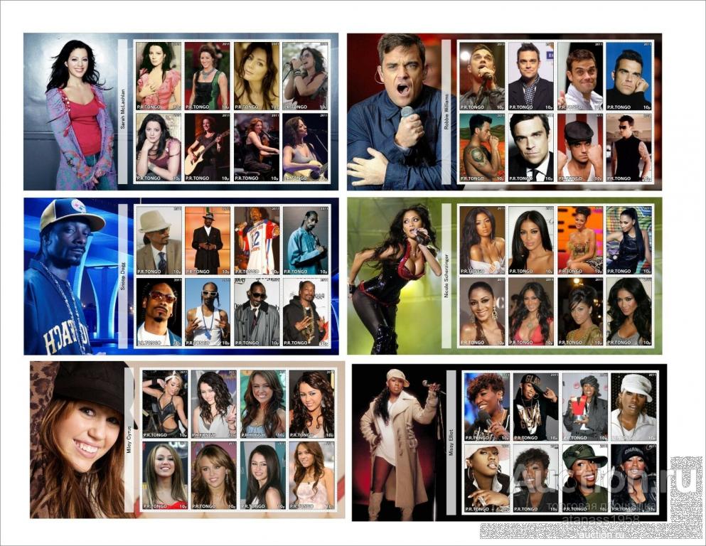 Тонго Чистые блоки Известные певцы 2011