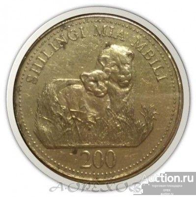 200 шиллингов 1998 Танзания (холдер)