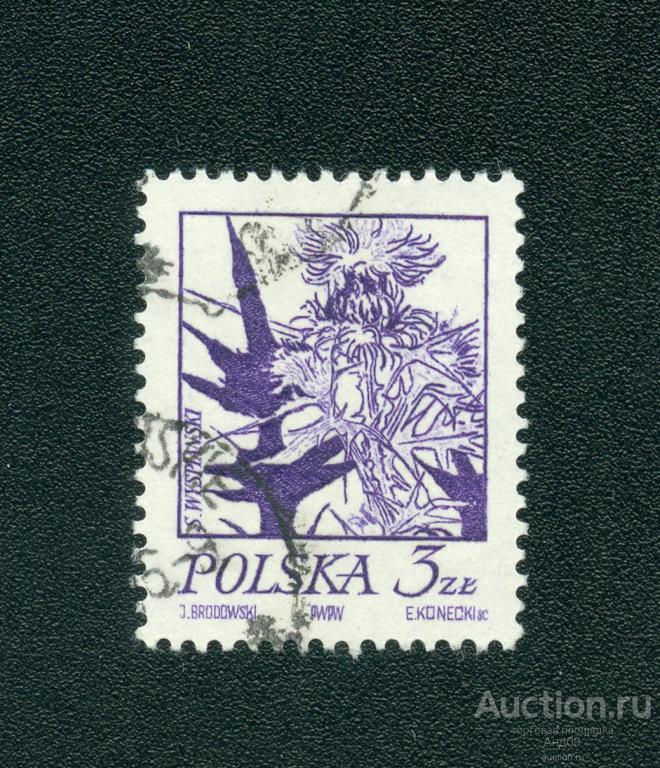 1974 г. Польша - Цветочные рисунки Выспянского (1138f)