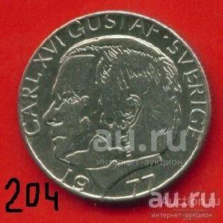 Швеция 1 крона 1977 U (х204)