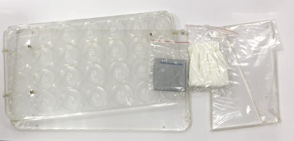 Витринный стенд для монет бокс планшет + перчатки + салфетка НОВЫЙ в коробке