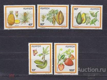 ФЛОРА РУАНДА 1987г MNH**
