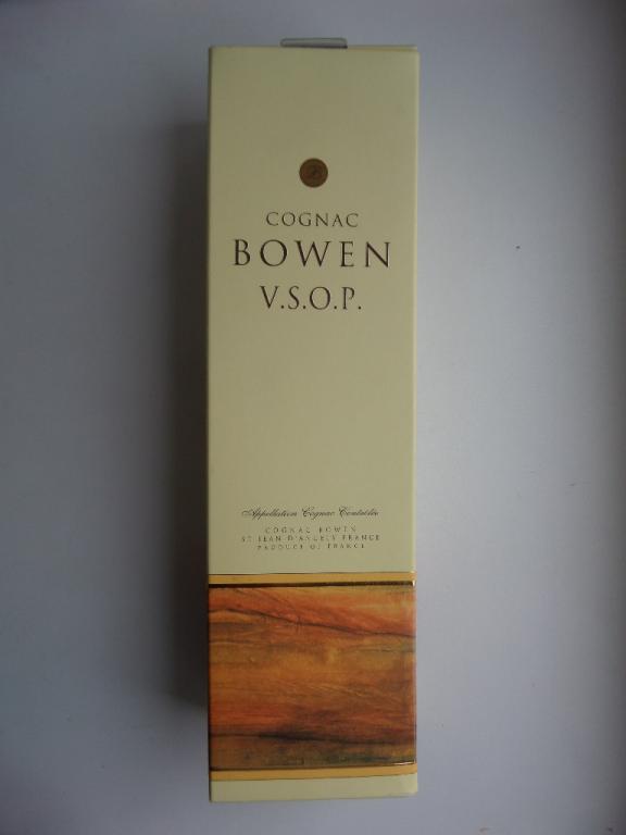 КОНЬЯК BOWEN VSOP  0.75 л 40% ФРАНЦИЯ П/У 2016