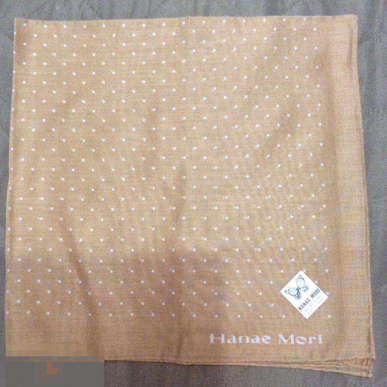 Винтаж ПЛАТОК HANAE MORI оригинал 100% хлопок Япония 46x46 см 