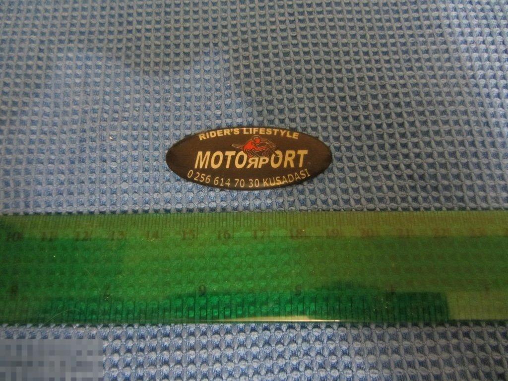 ЭМБЛЕМА ШИЛЬДИК ШЕВРОН MOTORSPORT МОТОЦИКЛ пластик 