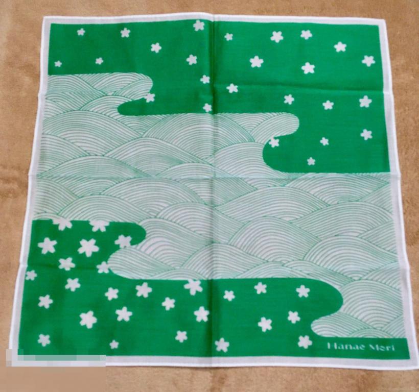 Винтаж ПЛАТОК HANAE MORI 100% хлопок Япония 40x40 cm 