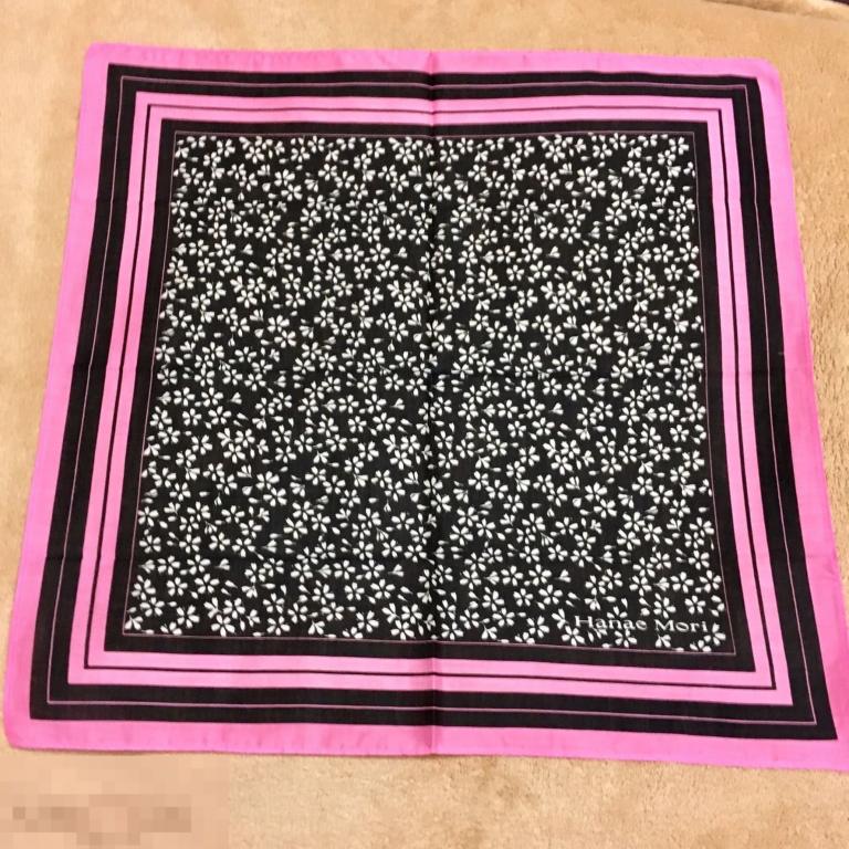 Винтаж ПЛАТОК HANAE MORI 100% хлопок Япония 40x40 cm 
