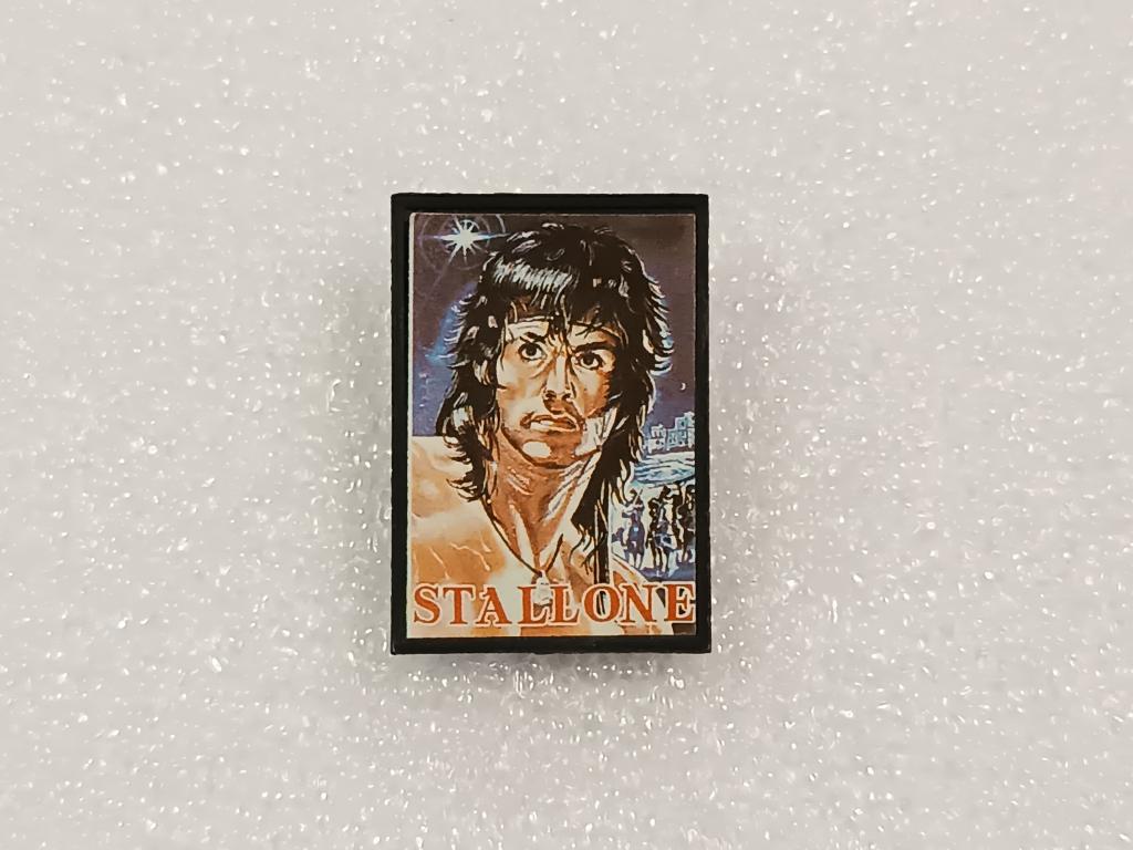 Коллекция значок Сталлоне  ПластикМВ 27 Более 40000 ШТ
