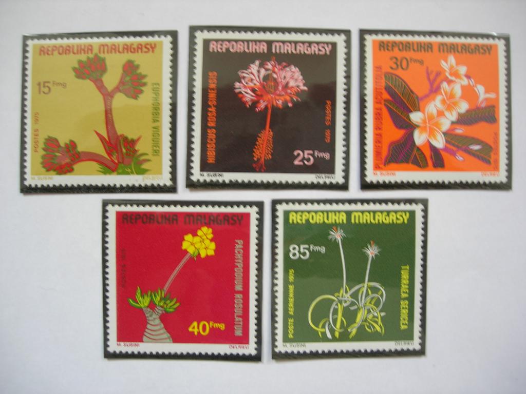 Мадагаскар 1975 флора: цветы   MNH