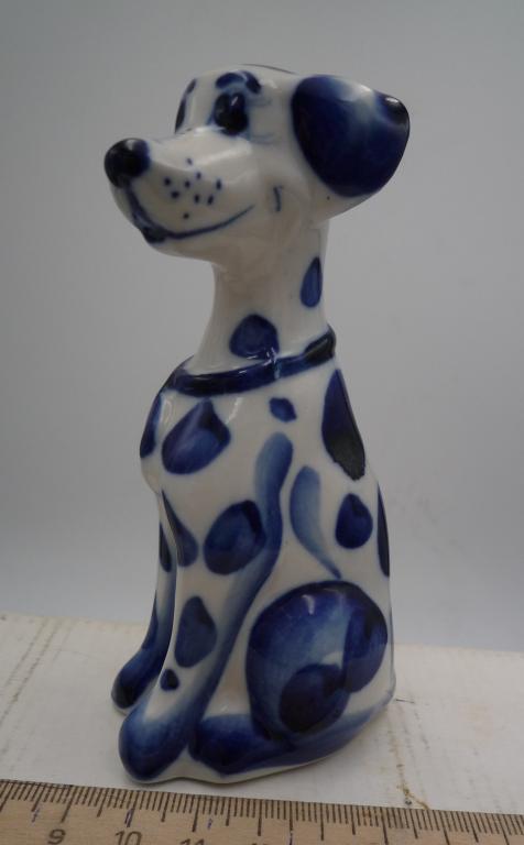 ГЖЕЛЬ статуэтка  - СОБАКА, символ 2030 года.