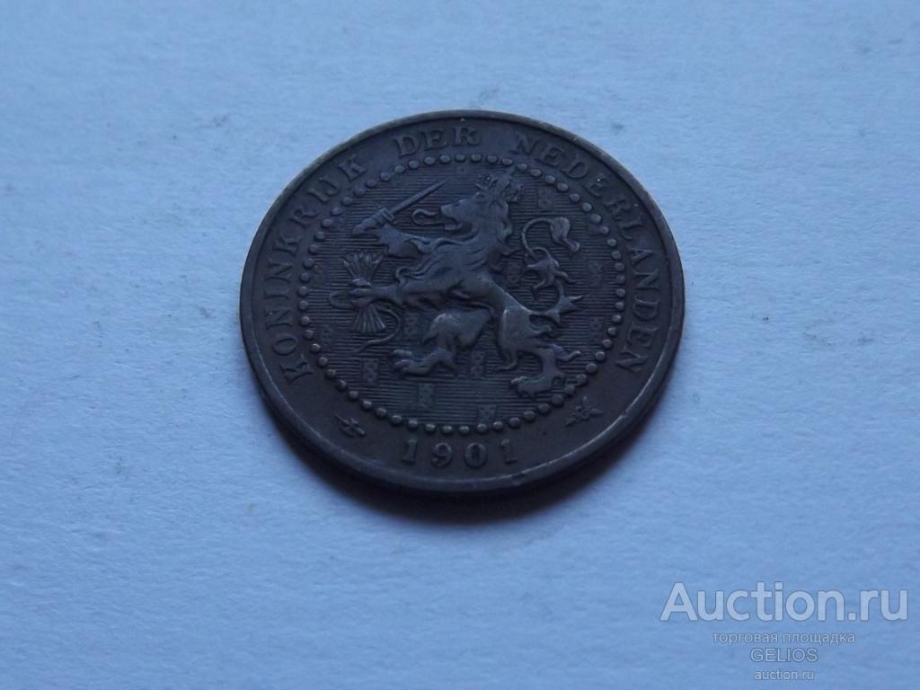 Нидерланды 1 цент 1901 СОСТОЯНИЕ!!!