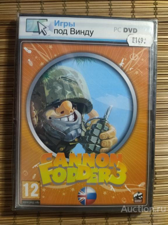 PC DVD Cannon Fodder 3//новый//запечатанный//001-1331
