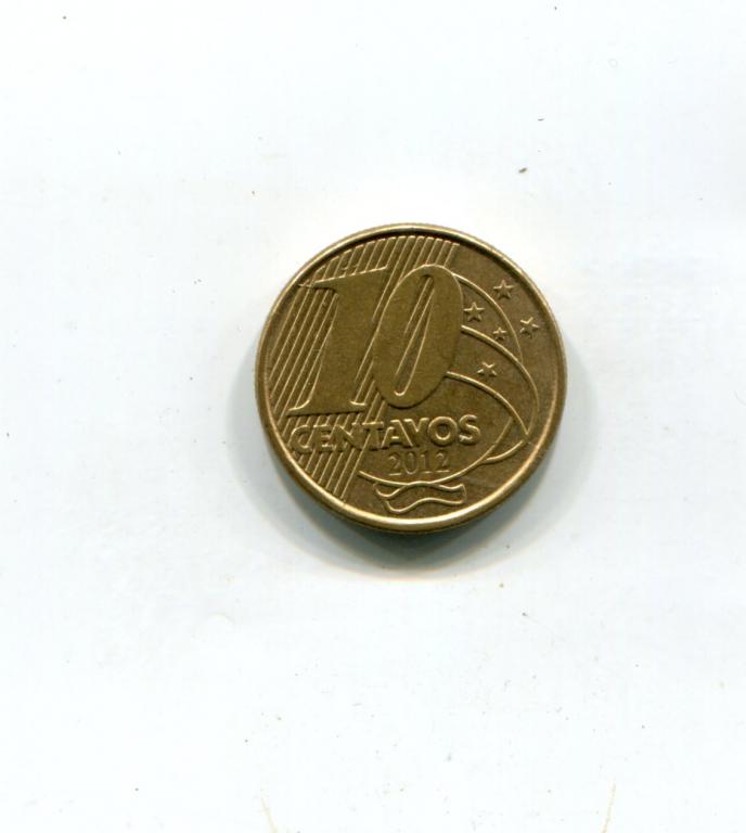 Бразилия 10 сентаво 2012 г.