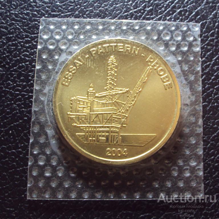 Норвегия 50 евро центов 2004 год Проба.