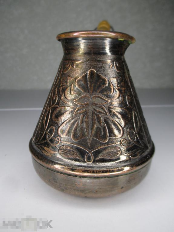 "Турка" Для варки кофе."Кофеварка" 250 грамм.Красная медь. 