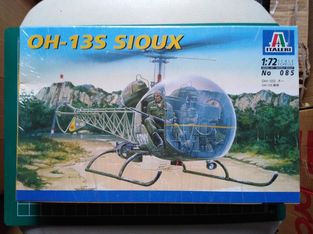 Вертолет 1/72 Bell OH-13S Sioux (Italeri 085)