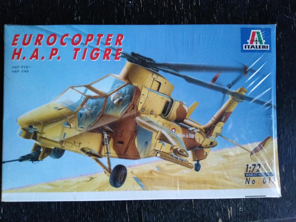 Вертолет 1/72 Eurocopter H.A.P. Tigre (Italeri 013)