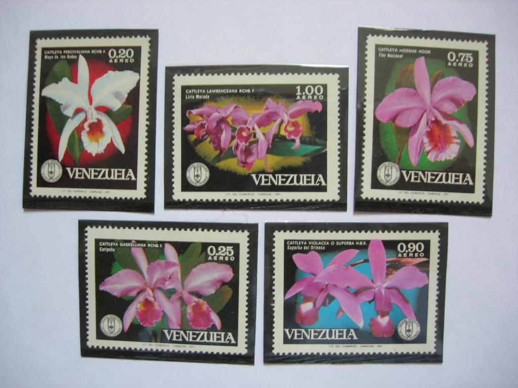 Венесуэла 1971 флора: цветы (орхидеи)  MNH