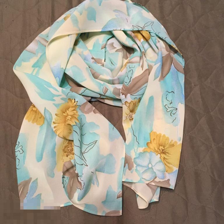 Винтаж Б/У ШАРФИК 150х40 см 