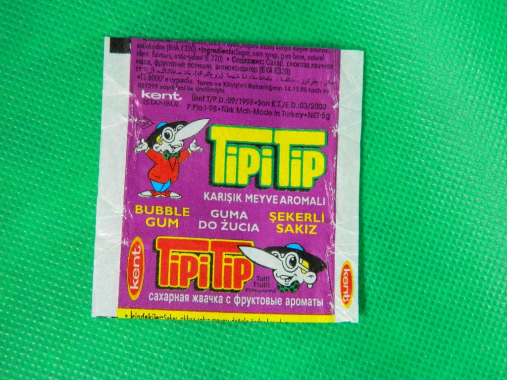 TipiTip Обертка от жвачки !!!ПРОЧТИТЕ ОПИСАНИЕ!!! МНОГО ЛОТОВ!!!, С 1 ...