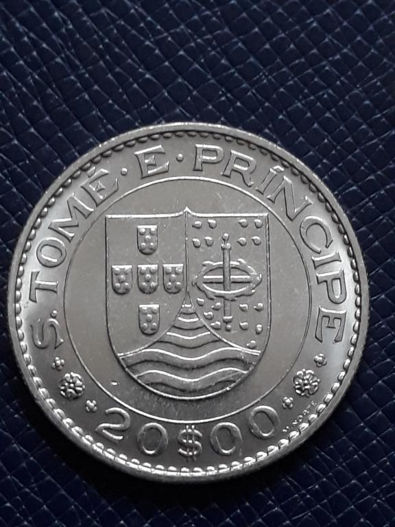 Сан-Томе и Принсипи  20 эскудо 1971 КМ 24