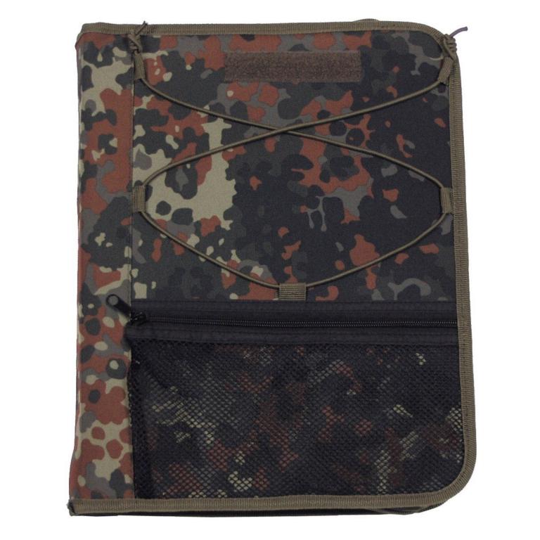 Чехол MFH int. comp. Case for stationery and block A4 Flecktarn