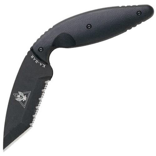 Нож KA-BAR LARGE TDI Tanto knife serrated sharp black