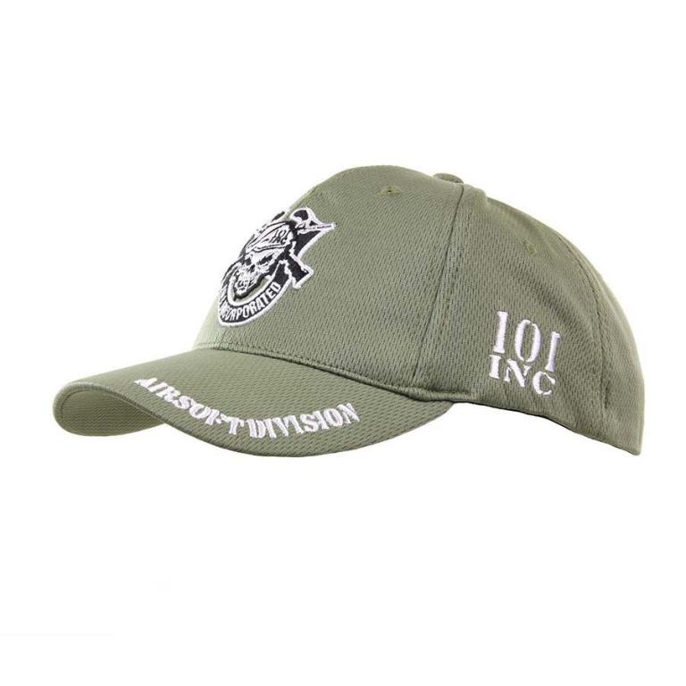Головной убор 101INC Kids Cap AIRSOFT SKULL Flexfit GREEN