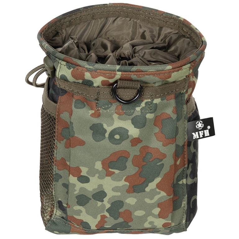 Подсумок MFH int. comp. MOLLE pouch for empty containers Flecktarn