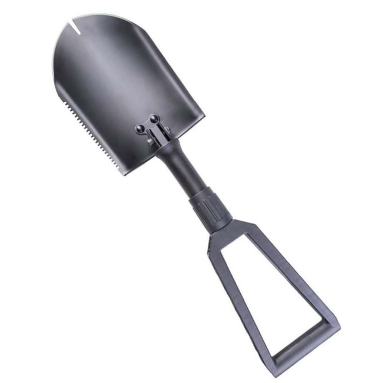 Пластиковая складная лопата MIL-TEC® II поколения. ручка с футляром