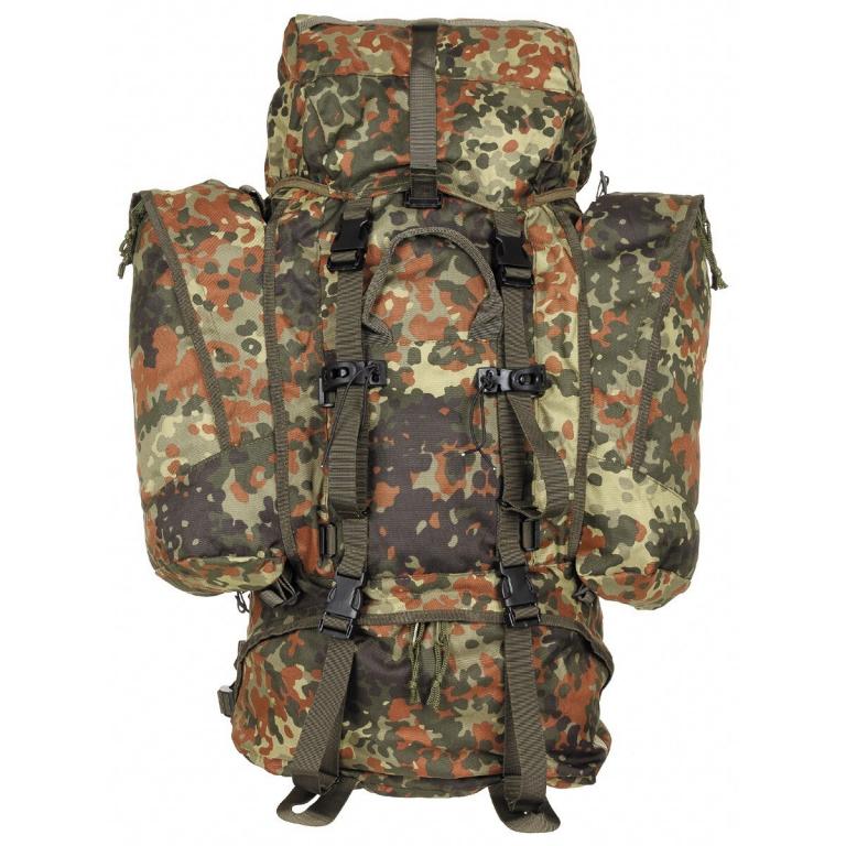 Рюкзак MFH int. comp. Backpack Alpin 110L 2 removable side pockets Flecktarn