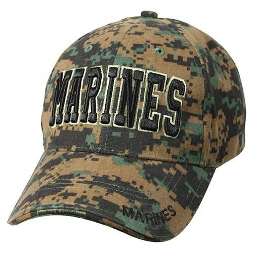 Бейсболка ROTHCO Hat DELUXE WOODLAND DIGITAL MARINES BASEBALL
