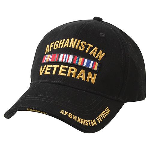 Бейсболка ROTHCO Hat DELUXE AFGHANISTAN VETERAN BASEBALL BLACK