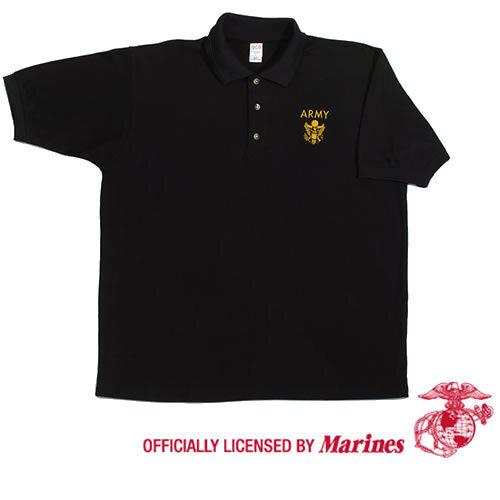 Рубашка ROTHCO GOLF polo shirt with collar ARMY BLACK