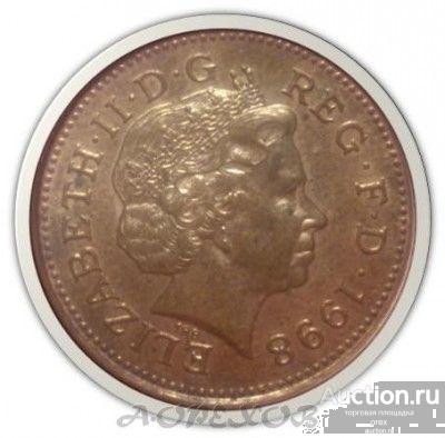 1 пенни 1998 Великобритания (холдер)