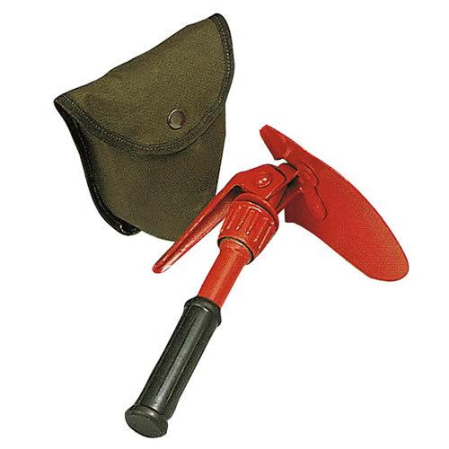 Складная лопата ROTHCO с киркой MINI ORANGE