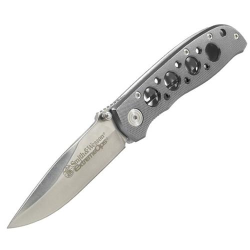 Нож Smith & Wesson® EXTREME OPS FOLDING Knife Silver