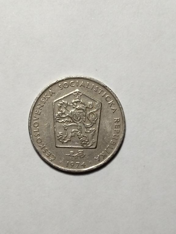 Чехословакия.  2 кроны 1974 год.