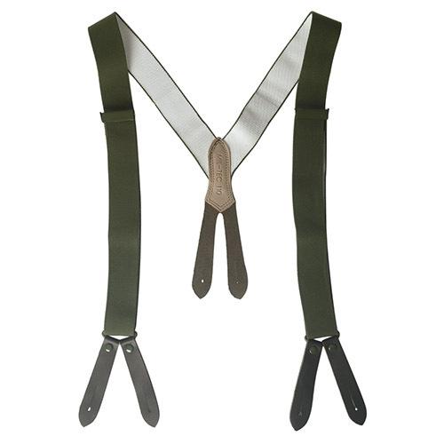 Подтяжки MIL-TEC® BW trousers with braces clamped button OLIVE new