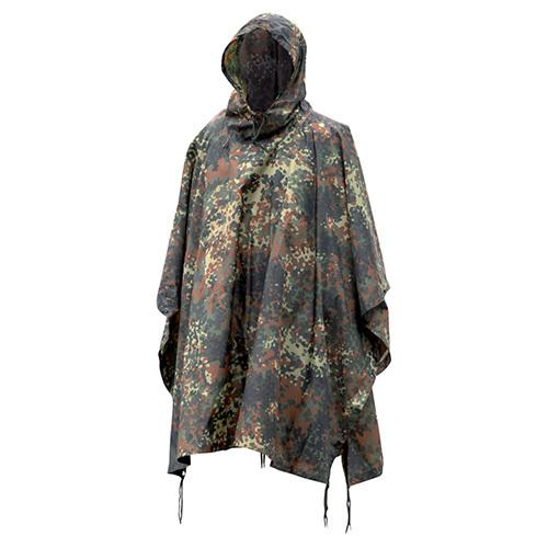 Пончо MIL-TEC® Poncho BW rip-stop FLECKTARN