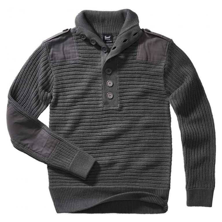 Свитер BRANDIT Pullover ALPINE ANTHRACITE