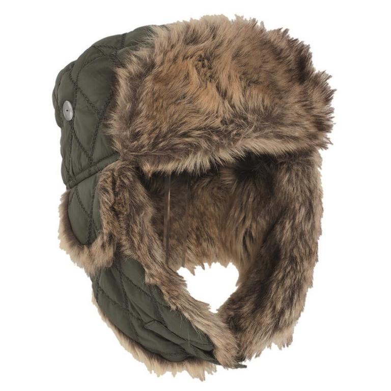Шапка MIL-TEC® Fur hats with fur comforter GREEN