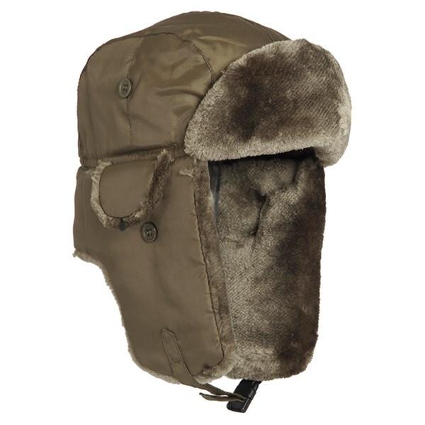 Шапка MIL-TEC® Fur cap U.S. MA1 PILOT OLIVE